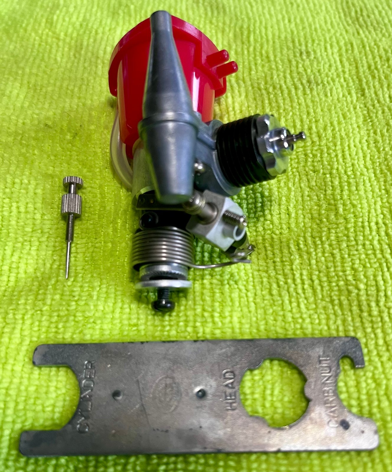 G-Mark .03 RC glow engine with muffler, never run photo 4