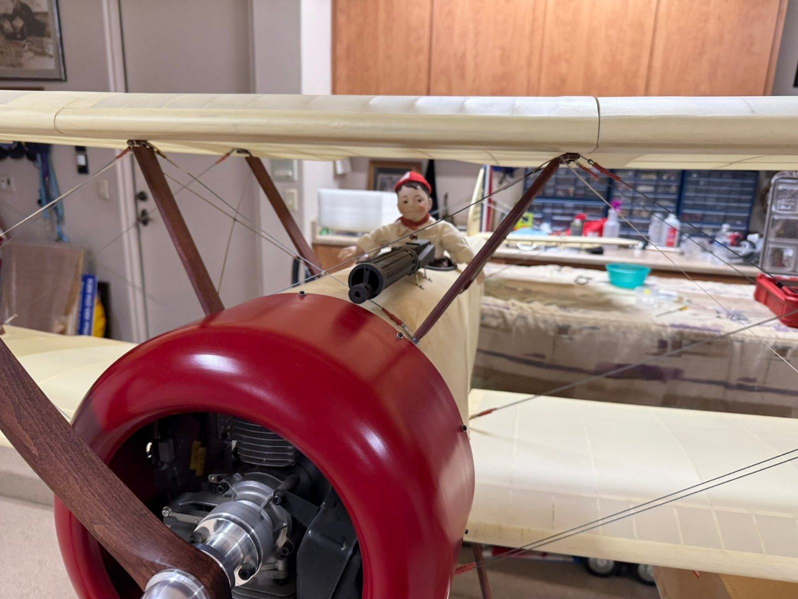 1/3 scale BUSA Sopwith Pup Balsa USA G62 Giant WWI Warbird photo 5