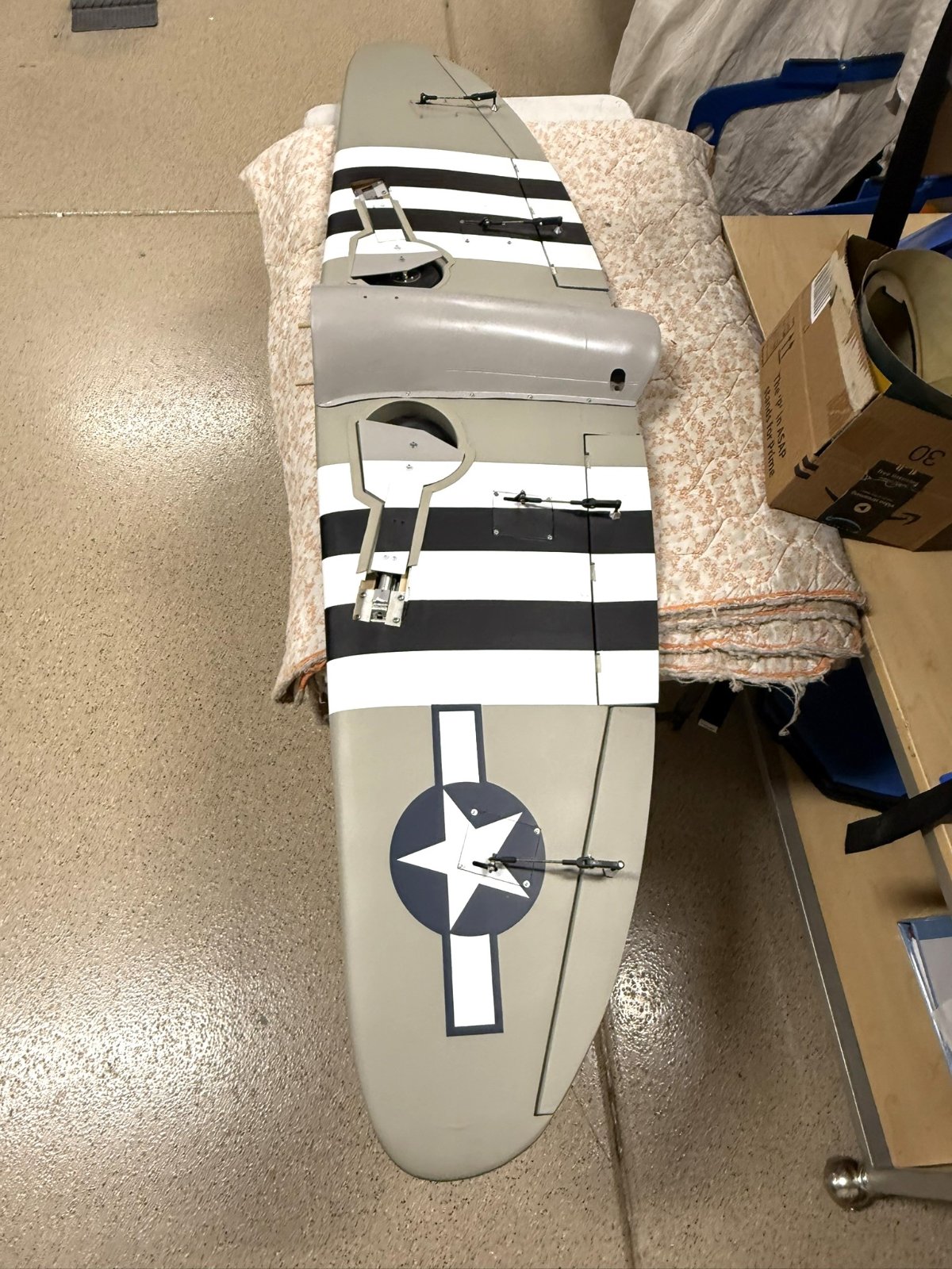 ESM P-47 w/Bubble canopy, fiberglass fuse RC Plane Airplane Warbird photo 6