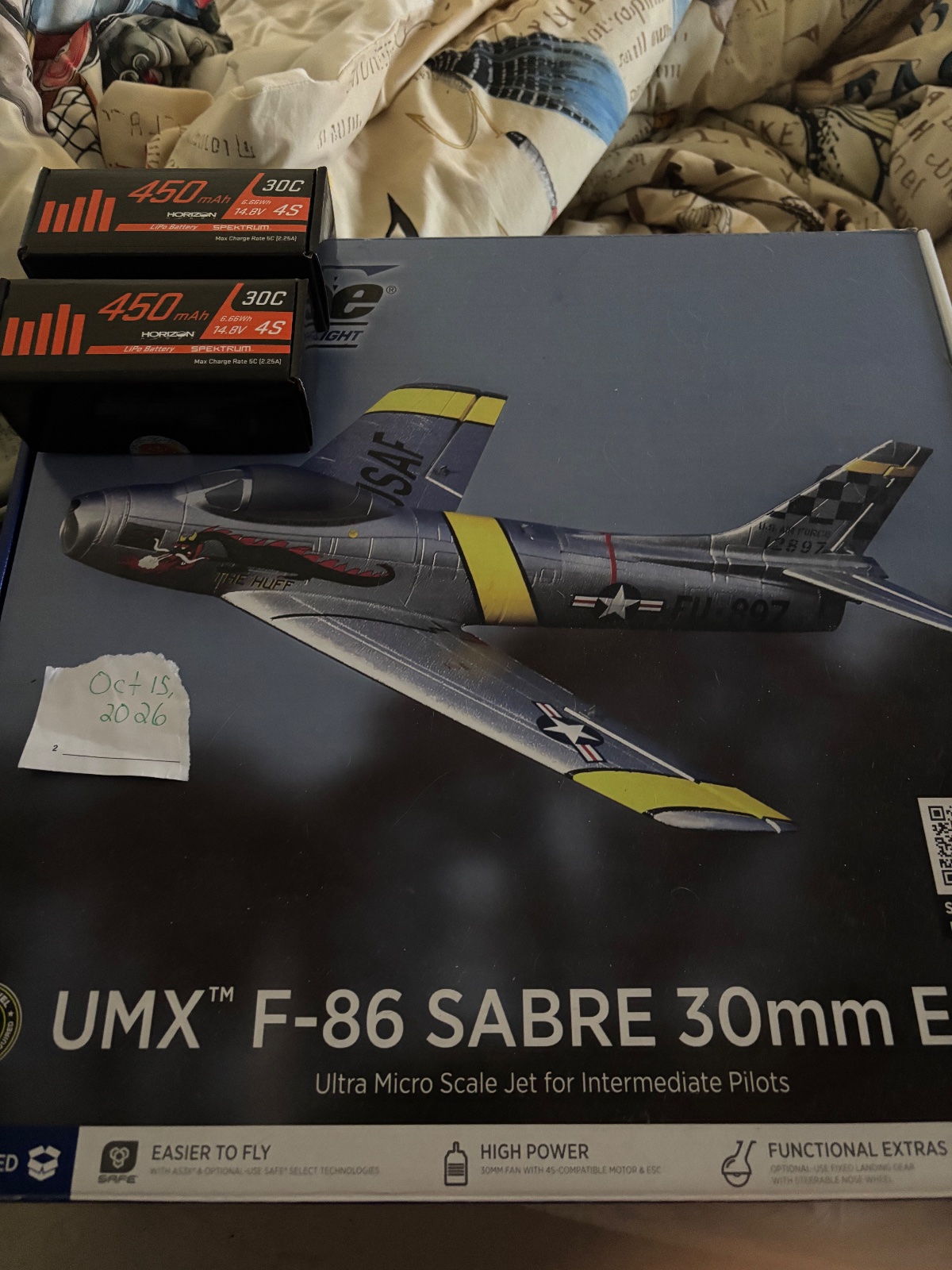 Brand new Eflite umx F86 saber with 2x4s 450mah brand new $180 shipped photo 2
