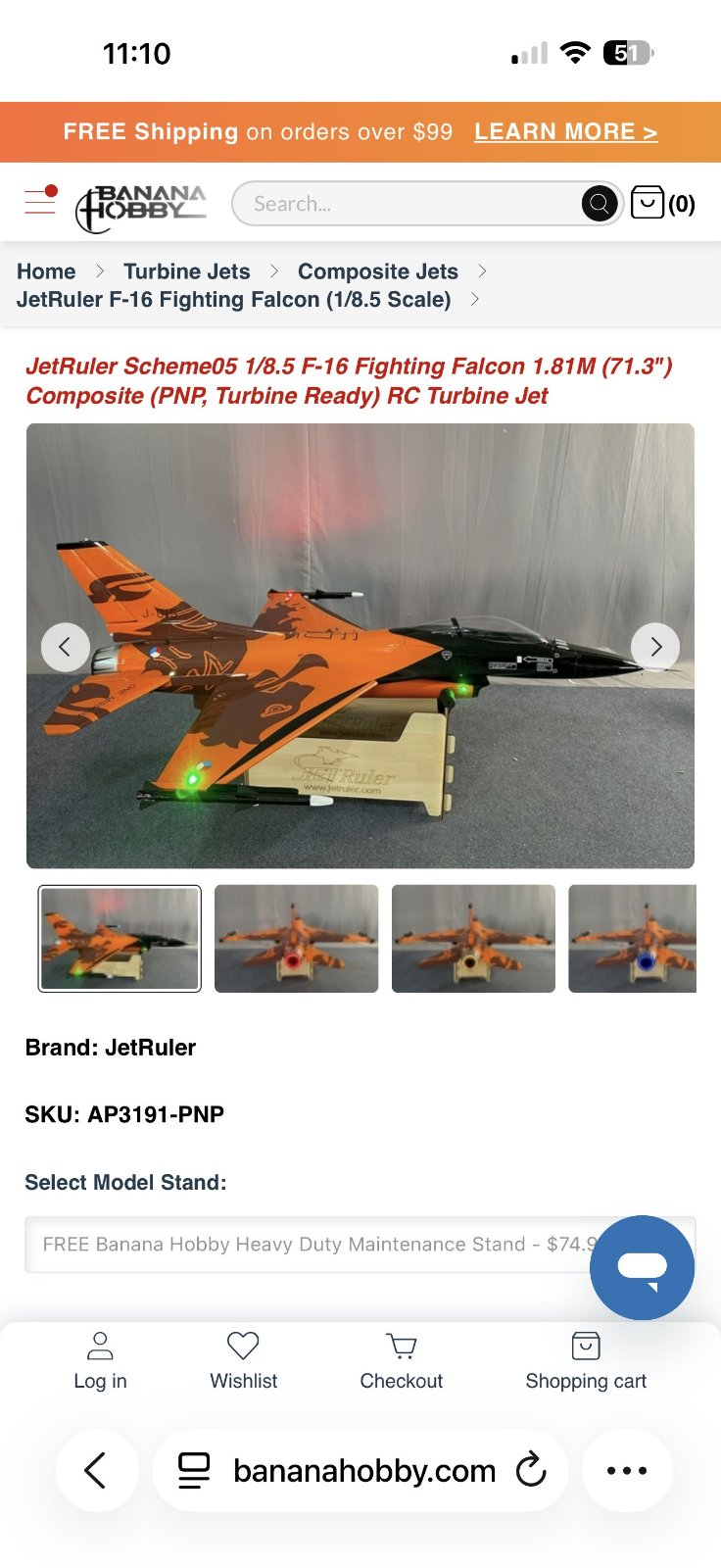 Jet Ruler F16, New in Box photo 3