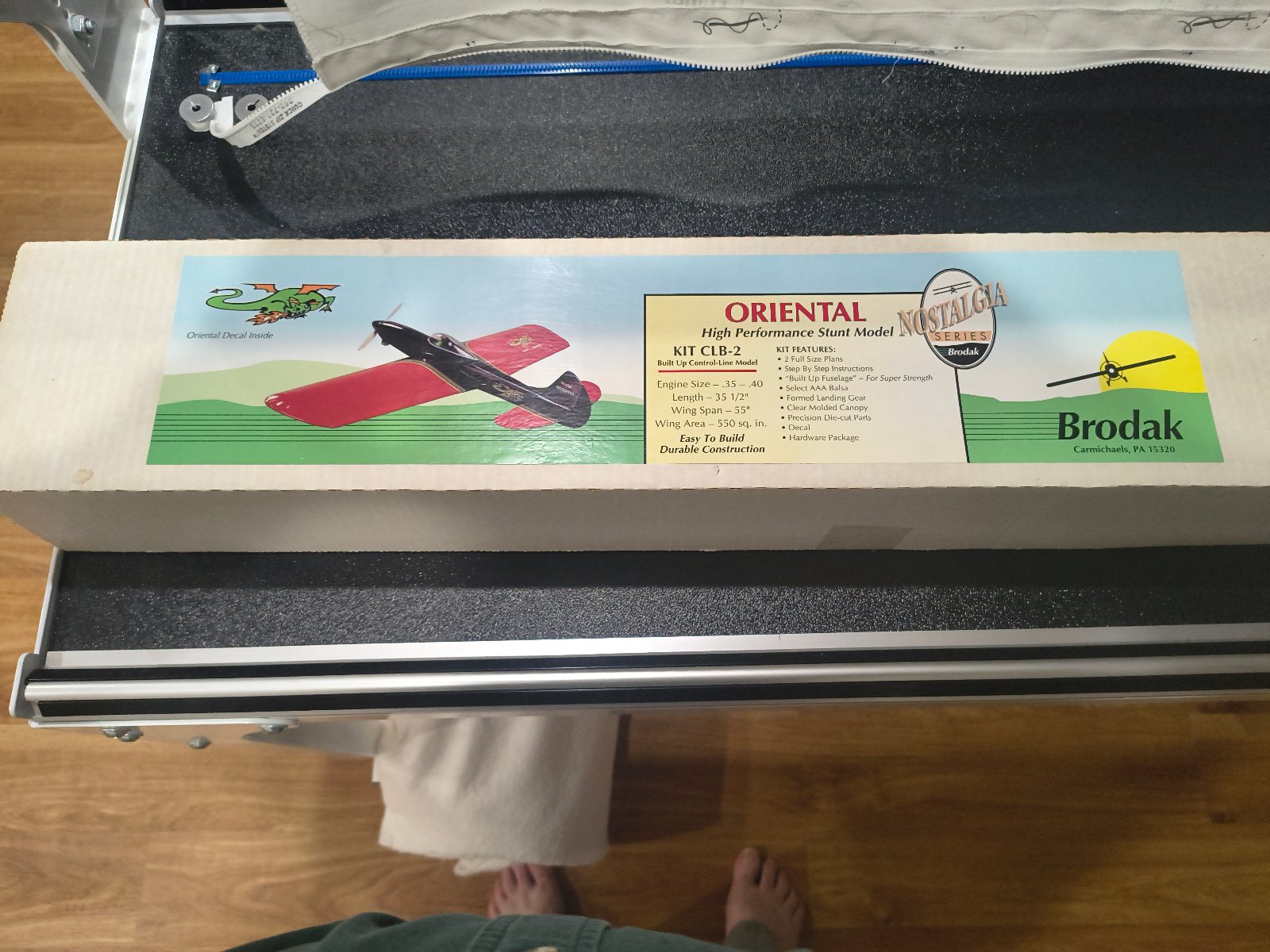 Brodak Oriental kit CLB-2 control line stunt .35-.40 photo 1