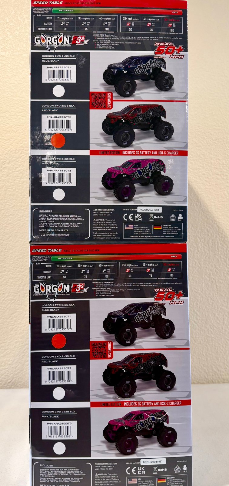 Arrma Gorgon 223S 1/10 Monster Truck - Brand New, 2S/3S Capable photo 6