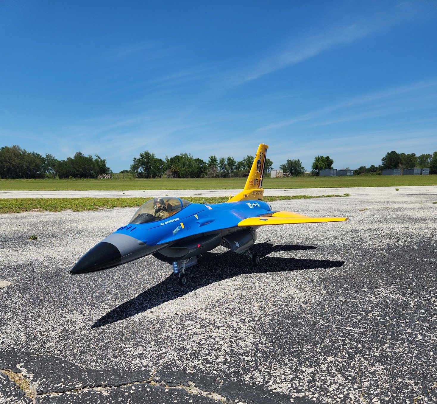 HSD F-16 edf Custom Paint  **FOR SALE** HSD F-16 edf Custom Paint “Ace In The Hole” in Great Condition. photo 3